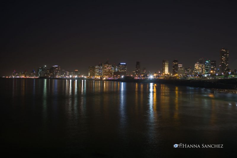 Tel Aviv Panorama notturno