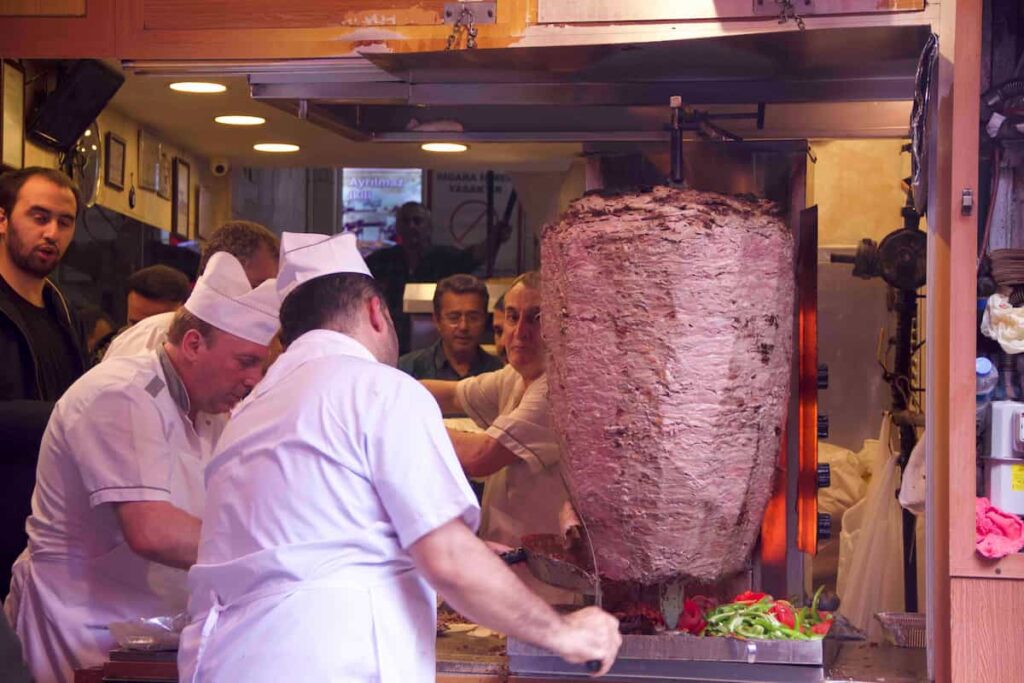 Mangiare a Istanbul kebab besiktas